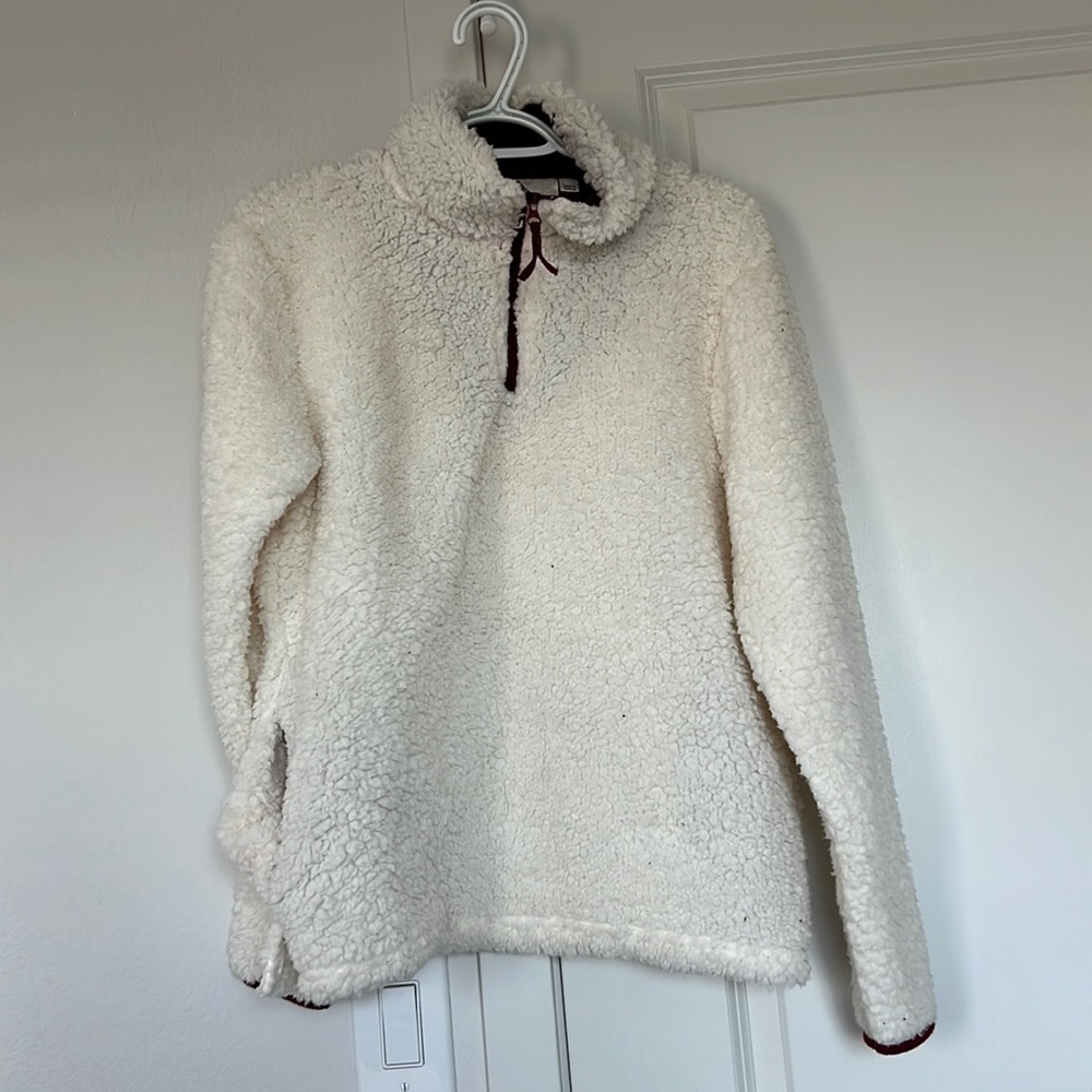 White pull over